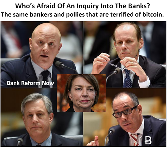 Australian Bankers Fear of Royal Commission
