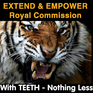 Extend Banking & Finance Royal Commission Australia