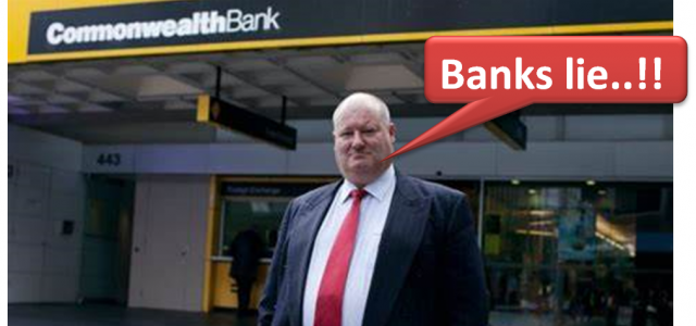 Banks lie