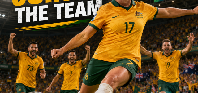 Pauline joins the Socceroos
