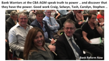 CBA AGM hears the truth from Bank Warriors